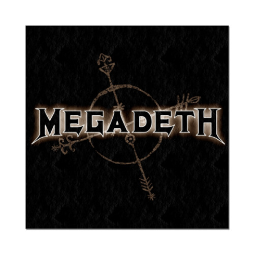 Наклейка (стикер) Megadeth Cryptic Writings