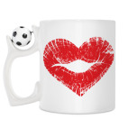 Кружка с футбольным мячиком