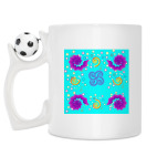 Кружка с футбольным мячиком
