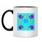 Кружка двухцветная