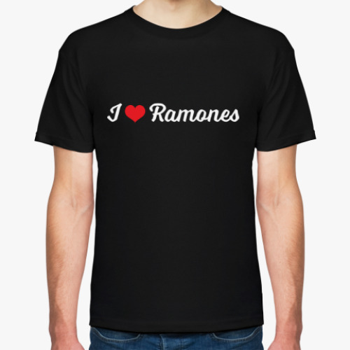 Футболка I love Ramones