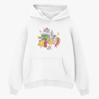 Толстовка худи оверсайз