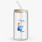 Банка с бамбуковой крышкой