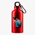 Металлическая бутылка 400 мл UV-DTF