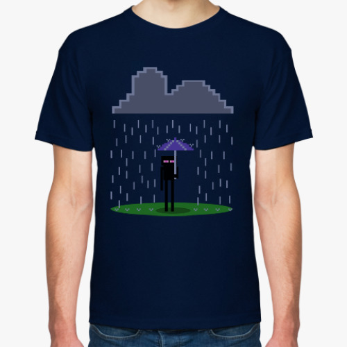 Футболка с принтом Enderman . Minecraft