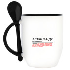 Кружка с ложкой