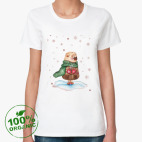 Женская футболка органик