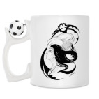 Кружка с футбольным мячиком