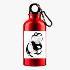 Металлическая бутылка 400 мл UV-DTF