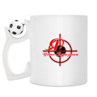 Кружка с футбольным мячиком