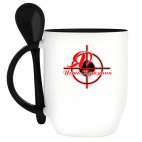 Кружка с ложкой