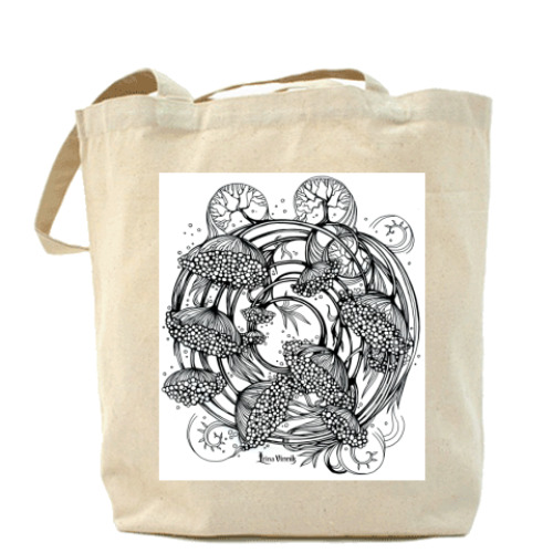 Сумка шоппер с принтом Укроп