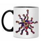 Кружка двухцветная