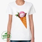 Женская футболка органик