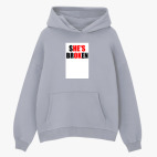 Толстовка худи оверсайз