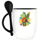 Кружка с ложкой