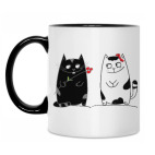 Кружка двухцветная