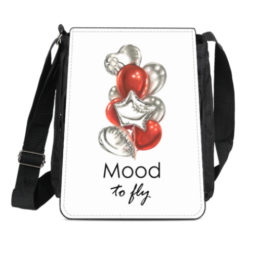 Сумка-планшет с принтом Воздушное настроение