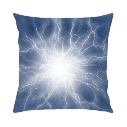 Подушка с принтом Дикая энергия