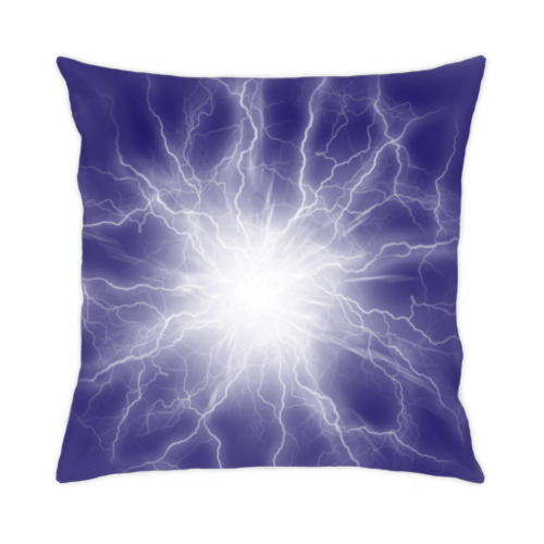 Подушка с принтом Дикая энергия