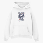 Толстовка худи оверсайз