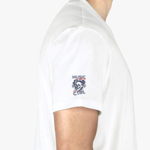 Спортивная футболка с принтом Музыка заставляет меня терять