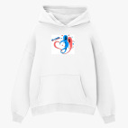 Толстовка худи оверсайз