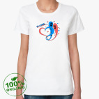 Женская футболка органик