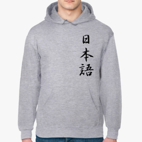 Толстовка худи с принтом Иероглифы