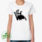 Женская футболка органик