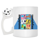 Кружка с футбольным мячиком