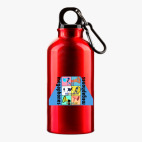 Металлическая бутылка 400 мл UV-DTF