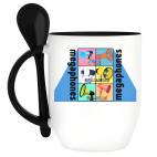 Кружка с ложкой