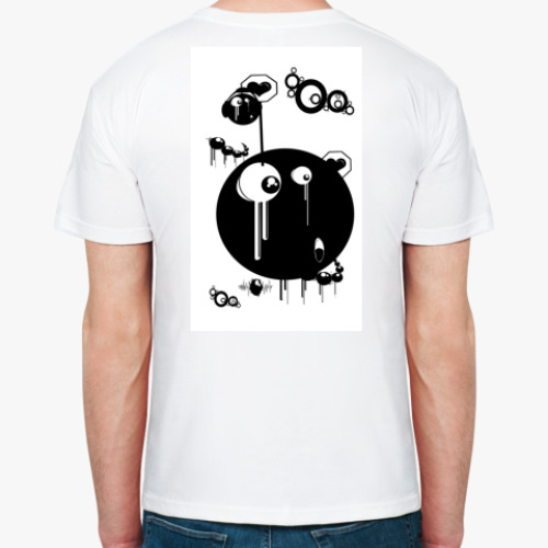 Футболка с принтом Круги