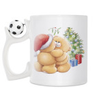 Кружка с футбольным мячиком