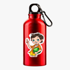 Металлическая бутылка 400 мл UV-DTF