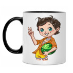 Кружка двухцветная