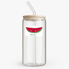 Банка с бамбуковой крышкой