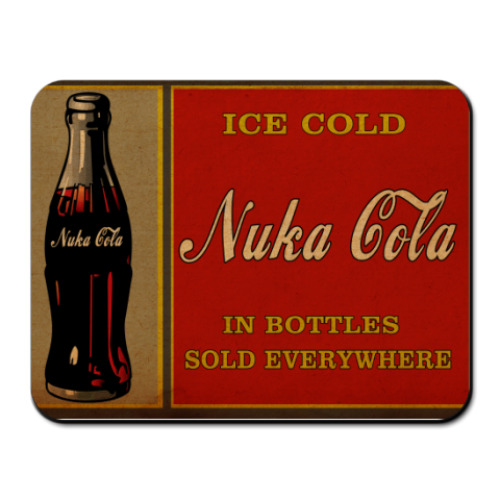 Коврик для мыши с принтом Nuka Cola