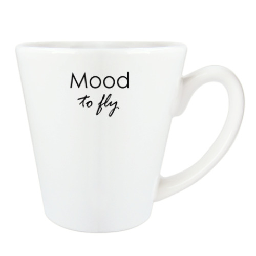 Чашка Латте с принтом Воздушное настроение