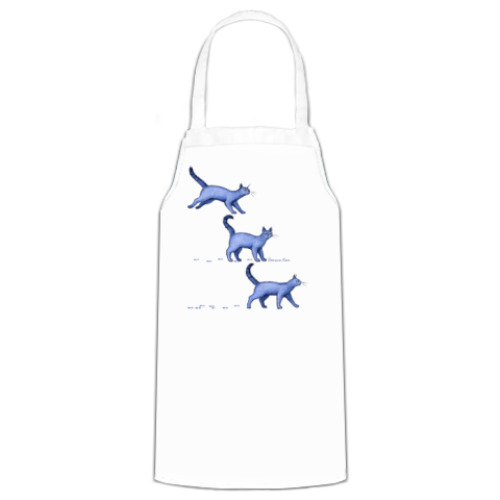 Фартук с принтом Кошки