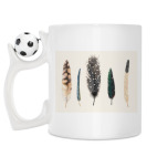 Кружка с футбольным мячиком