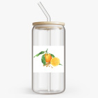 Банка с бамбуковой крышкой