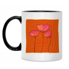 Кружка двухцветная