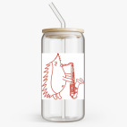 Банка с бамбуковой крышкой