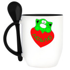 Кружка с ложкой