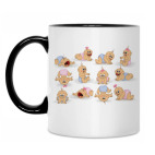 Кружка двухцветная