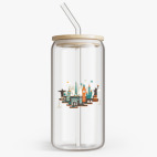 Банка с бамбуковой крышкой