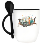 Кружка с ложкой