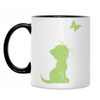 Кружка двухцветная